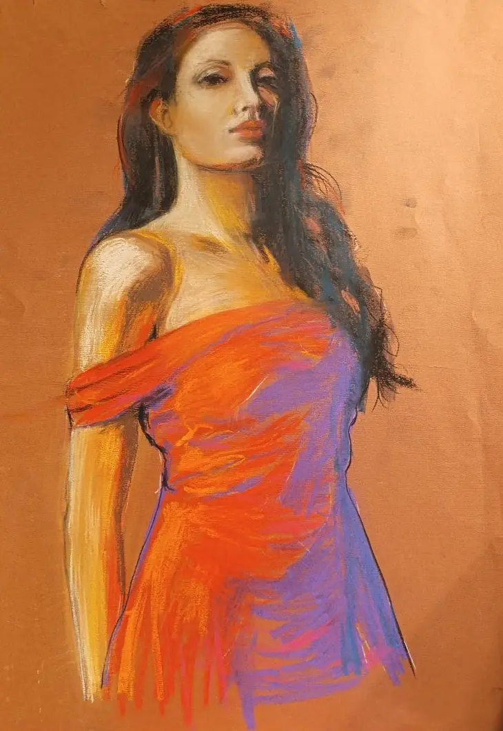 Portret Pastel 70x50
