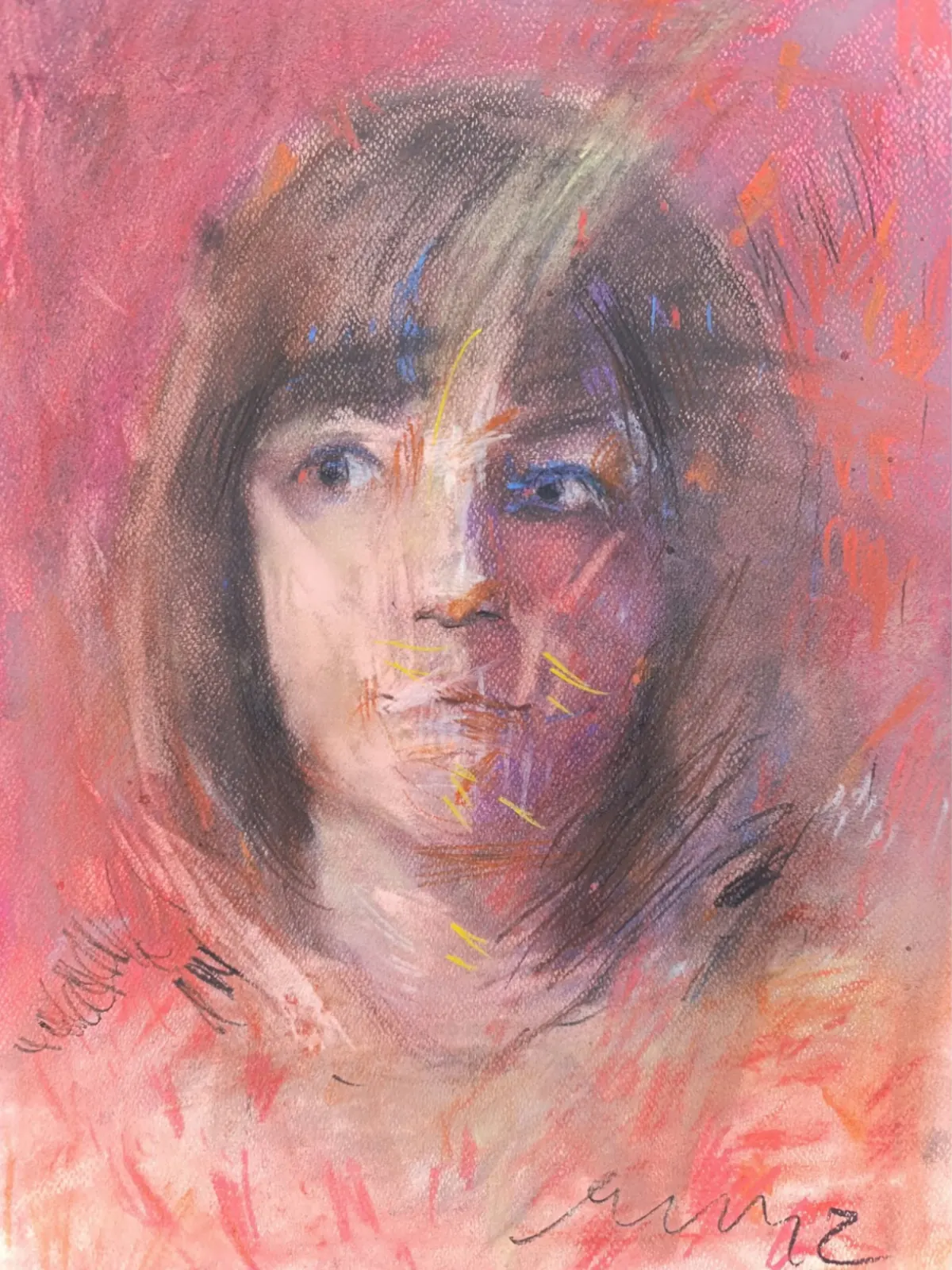 Portret, obraz Zbigniewa Ciepłego